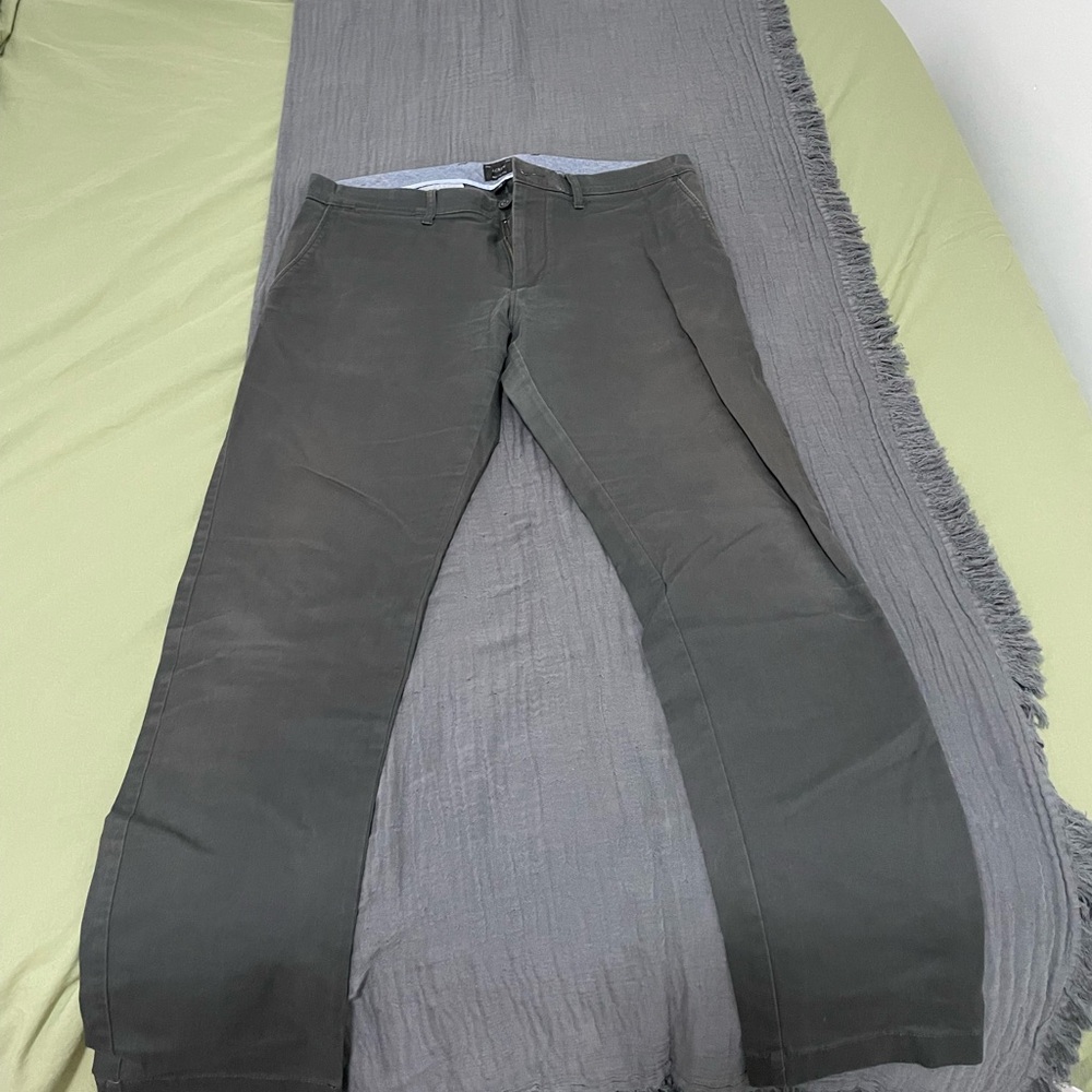 J. Crew Men's Olive Chinos